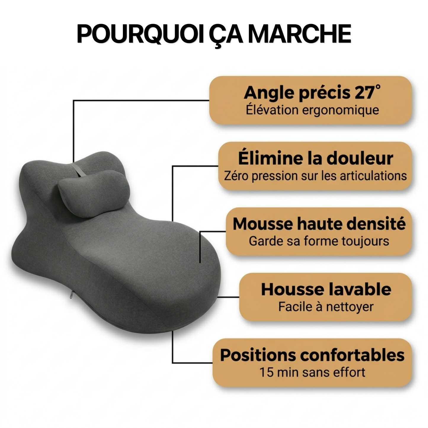 COUSSIN POSITIONEL LOVENCE